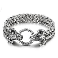 Titanium Steel Bracelet, fashion jewelry & for man, more colors for choice, Sold By PC