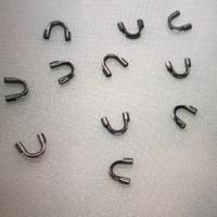 Stainless Steel Cord Tips, plated, 6.54x5mm, Hole:Approx 0.7mm, 100PCs/Lot, Sold By Lot