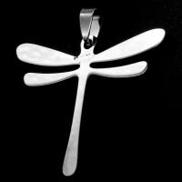Stainless Steel Pendants Dragonfly original color Sold By PC