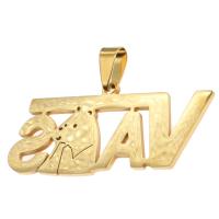 Stainless Steel Letter Pendants Alphabet Letter Sold By PC