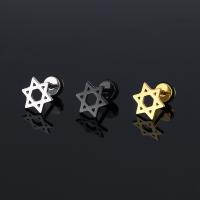 Stainless Steel Stud Earrings plated fashion jewelry & for woman Sold By PC