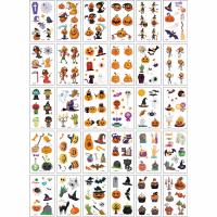 PVC Plastic Tattoo Sticker, water transfer painting, different designs for choice, 57x97mm, 30PCs/Set, Sold By Set