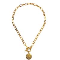Edelstahl Schmuck Halskette, plattiert, Modeschmuck & für Frau, keine, Länge ca. 17.72 ZollInch, verkauft von PC