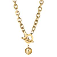 Edelstahl Schmuck Halskette, plattiert, Modeschmuck & für Frau, keine, Länge:ca. 17.72 ZollInch, verkauft von PC