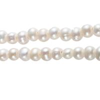 Perlas Patata Freshwater, Perlas cultivadas de agua dulce, natural, diferentes estilos para la opción, Blanco, 10-11mm, Vendido por Sarta