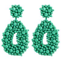 Ακρυλικά κοσμήματα σκουλαρίκι, Ακρυλικό, κοσμήματα μόδας & για τη γυναίκα, πράσινος, Sold Με Ζεύγος
