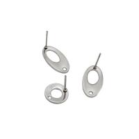 Stainless Steel Earring Drop Component, polished, different styles for choice, 300PCs/Lot, Sold By Lot