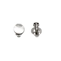 Stainless Steel Clip On Earring Finding, plated, different size for choice, 100PCs/Lot, Sold By Lot