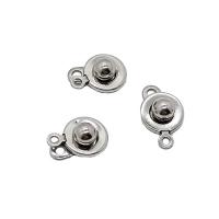 Stainless Steel Jewelry Clasp, 9x15mm, 50PCs/Lot, Sold By Lot