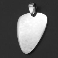 Stainless Steel Pendants, Triangle, original color, 32x26x1mm, Sold By PC
