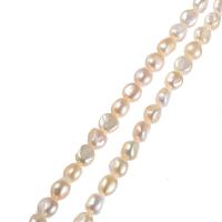 Barock kultivierten Süßwassersee Perlen, Natürliche kultivierte Süßwasserperlen, Klumpen, natürlich, Rosa, 10-11mm, verkauft per ca. 15.3 ZollInch Strang