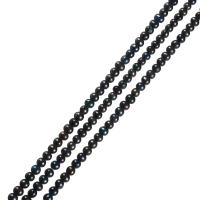 Cultured Potato Freshwater Pearl Beads, black, 4-5mm, Hole:Approx 0.8mm, Sold Per Approx 14.3 Inch Strand