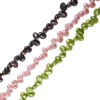 Barock odlad sötvattenspärla pärlor, Freshwater Pearl, blandade färger, Grade A, 8-9mm, Hål:Ca 0.8mm, Längd 15 inch, 10Strands/Bag, Säljs av Bag