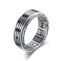 Titanium Steel Finger Ring, fashion jewelry & Unisex & different size for choice, 8mm, Sold By PC