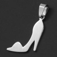 Stainless Steel Pendants, Shoes, original color, 26x22x1mm, Sold By PC