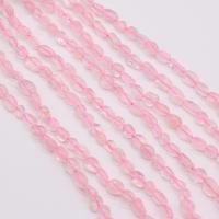 Natural Rose Quartz Beads, Nuggets, DIY, pink, 6-8mm, Sold Per 38 cm Strand