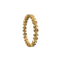 Пальцевидное Кольцо Титановой Стали, титан, ювелирные изделия моды & Мужская & разный размер для выбора, Золотой, 4x1.50mm, продается PC