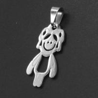 Stainless Steel Pendants Girl original color Sold By PC