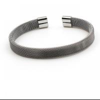 Stainless Steel Bangle electrolyzation silver color Sold By PC