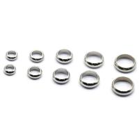 Stainless Steel Positioning Bead, Donut, polished, different size for choice, 1000PCs/Lot, Sold By Lot