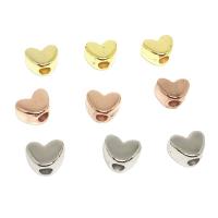 Plated Acrylic Beads, Heart, DIY, more colors for choice, 10x10mm, Sold By G