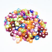 Acryl Schmuck Perlen, DIY & Emaille, gemischte Farben, 10mmuff0c11mm, 500/G, verkauft von G
