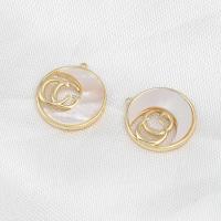 Brass Jewelry Pendants, with Shell, Round, golden, 15x14x1mm, Sold By PC