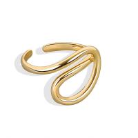 Brass Cuff Finger Ring, plated, Adjustable & for woman, more colors for choice, 14mm, 5PCs/Lot, Sold By Lot