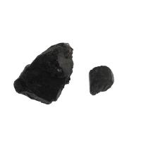 Schorl Grappolo di quarzo, Irregolare, nero, Venduto da kg