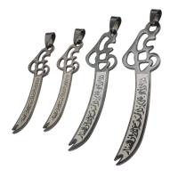 Stainless Steel Pendants Sword original color Sold By PC