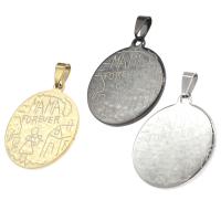 Stainless Steel Pendants Round Sold By PC