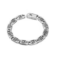 Titanium Steel Bracelet & Bangle polished fashion jewelry & for man 8.30mm Length Approx 7.87 Inch Sold By PC