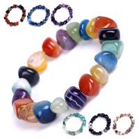 Agate Jewelry Bracelet, irregular, Unisex & different styles for choice, 8-12mm, Sold Per Approx 7.28 Inch Strand