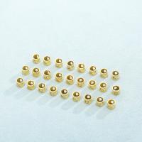 Stainless Steel Large Hole Beads Column gold color plated letters are from A to Z & hollow 8mm Sold By PC