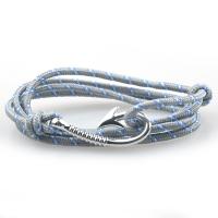 Bijoux bracelets de mode, alliage de zinc, avec corde en nylon, unisexe, plus de couleurs à choisir, Longueur:Environ 29.52 pouce, Vendu par PC