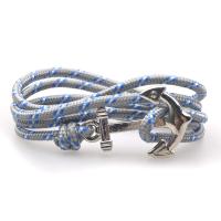 Fashion Bracelet & Bangle Jewelry Zinc Alloy with Polyester Cord Unisex Length Approx 29.52 Inch Sold By PC