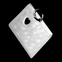 Ciondoli gioielli in acciaio inox, colore originale, 26x16x1mm, Venduto da PC