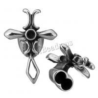 Stainless Steel Leather Band Clasp Findings Cross blacken Approx Sold By Lot