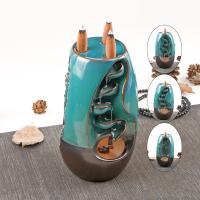 Backflow Incense Burner Porcelain plated for home and office & durable & three-sided Sold By PC