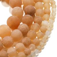 Watermelon Brown Beads Round polished Natural Sold Per 14.96 Inch Strand