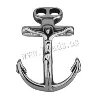 Stainless Steel Pendants, Anchor, original color, 32x46x9mm, Hole:Approx 5.5mm, 10PCs/Lot, Sold By Lot