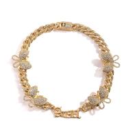 Zinek šperky náhrdelník, s Železo, unisex & s drahokamu, více barev na výběr, Prodáno By PC