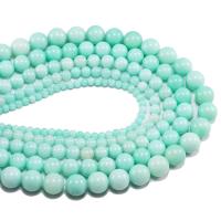 Chalzedon Perle, rund, poliert, Natürliche & DIY & verschiedene Größen vorhanden, verkauft per 14.96 ZollInch Strang