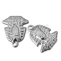 Stainless Steel Pendants, original color, 13x16x3mm, Hole:Approx 1.5mm, 100PCs/Lot, Sold By Lot