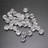 Natural Clear Quartz Beads, Pumpkin, polished, transparent & different size for choice, 10mm, 50PCs/Bag, Sold By Bag