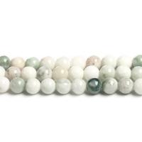 Jade Perlen, Chalzedon, rund, poliert, verschiedene Größen vorhanden, Länge:ca. 14.6 ZollInch, 5SträngeStrang/Menge, verkauft von Menge