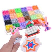 Plastic DIY Fuse Pegboards Set, sticky & different styles for choice, mixed colors, 200x145x55mm, Sold By Box
