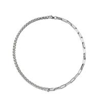 Titanium Steel Bracelet and Necklace with 1.96 lnch extender chain polished & for man original color Sold By Lot