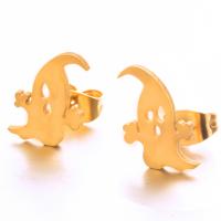 Zinc Alloy Stud Earring plated fashion jewelry & Halloween Jewelry Gift & for woman Sold By Pair