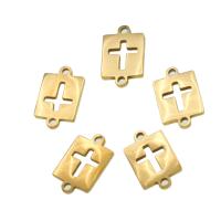 Stainless Steel Connector, Square, more colors for choice, 13x8x1mm, Sold By PC